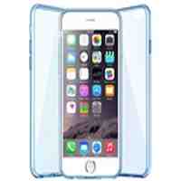 iPhone 6 Slim Case, Slicoo Transparent Plastic with TPU Rubber Protective Carrying Cover Clear Case for 4.7 iPhone 6 (Blue)