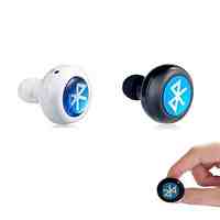 Mini B Stereo Bluetooth 3.0 In-Ear Earphone Headphone Headset With Microphone for Iphone Samsung Laptop Tablet