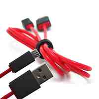 0.9M 3ft Micro USB Fast Charging Cord for Sony HTC Samsung S3/S4/S5 Beats Pill Red
