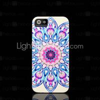Aztec Mandala Flower Pattern Cover for iPhone 4 Case / iPhone 4 S Case