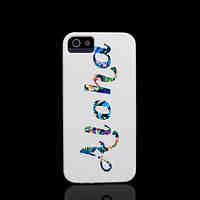 Phrase Pattern Cover for iPhone 4 Case / iPhone 4 S Case