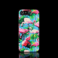 Flamingos Pattern Cover for iPhone 4 Case / iPhone 4 S Case