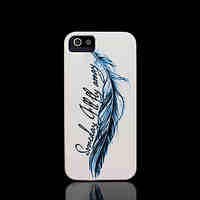 Feather Pattern Cover for iPhone 4 Case / iPhone 4 S Case