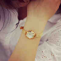 Women Watch Gold Watch Strip Fashion Bracelets Wrist Watch