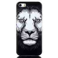 Lion head Pattern TPU Phone Case for iPhone 5/iPhone 5S