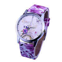 Women'S Watches Simple Love Watches Ecg Leather Watch Love Pattern Leather Watch Student Watch  Gift Idea
