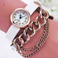 Ladies' Watch Fashion New Large Chain Strap Watch