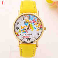 Ladies' Watch Simple Fashion Geneva Color Butterfly Watch