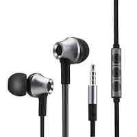 Metal Bass Earphone Stereo Headphones Headphones with Microphone For IPhone samsung xiaomi MP3 Player