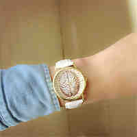 Hot Selling Leather Strap Antique Brain Watch Business Wristwatch Fashion Quartz-Watch Brand Luxury Glod Watch