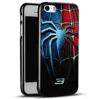 Embossed Super Hero Protective Back Cover Soft iPhone Case for iPhone SE/iPhone 5S/5