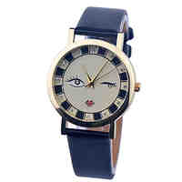 Vintage Watch Leather Watch Womens Watch Ladies Watch Girl Crystal Watch
