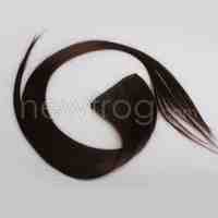 Dark Chestnut Clip On Hair Straight Extensions Easytouse Long Elegant