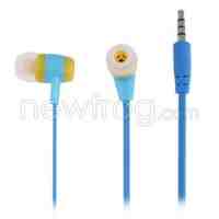 LY-1380 In-Ear Stereo Earphone with Microphone for iPhone iPad HTC Blue