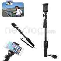 Extendable Handheld Bluetooth Selfie Stick Monopod for iOS Android 