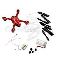 6 Spare Parts Crash Pack for Hubsan X4 H107C RC Quadcopter