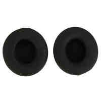 1 Pair Protein Leather Replacement Ear Pads for Monster Beats SOLO 2.0 Black