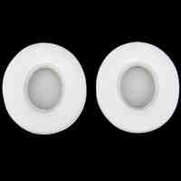 1 Pair Protein Leather Replacement Ear Pads for Monster Beats SOLO 2.0 White