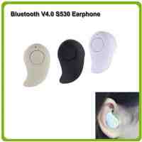 Mini Wireless Bluetooth Earphone S530 Stereo Headphones Headset With Microphone For IPhone Samsung Earphones White