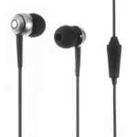 V11 3.5mm Wired Earphone with Microphone for iPhone Samsung - Black