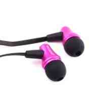 OVLENG IP620 Stereo Bass 3.5mm In-ear Earphone Earbuds with Microphone for iPhone - Rose