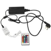 LED Controller + AC Charger Adapter for LED Multicolored Light Strip
