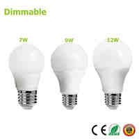 E27 Dimmer bulb 220v 110v 7W 9W 12W Energy Saving Bright Smart LED Light lampada dimmable bulb led foco lamparas Dimming Bulb