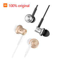 xiaomi ring iron earphone 100% original Xiaomi ear wired music Xiaomi Hybrid control earphone noise reduction