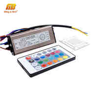 [MingBen] 1 Set LED RGB Dimmer Chip 10W 20W 30W 50W High Power Colorful LED COB Chip with LED Driver and 24 keys Remote Control