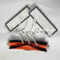 4 * side brush + 1 * Rolling brush + 2 * filters Suitable for xiaomi mi robot xiaomi robot