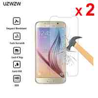 2pcs Premium Tempered Glass For Samsung Galaxy S6 Protective Tempered Glass Screen Protector For Samsung S6 Glass