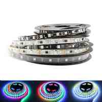 Neon 5V 12V WS2812B LED Strip Light Waterproof WS2811 5M 5050 30/60/144 led/m WS2812 WS2812B Led Strips 5V 12V Diode Tape Lamp