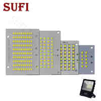 100% Full Power LED Floodlight PCB 10W 20W 30W 50W SMD2835 LED Lamp led PCB board Aluminum plate for led 10 20 30 50W floodlight