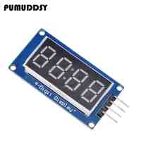 B51 1pcs 4 Bits TM1637 Red Digital Tube LED Display Module & Clock LED