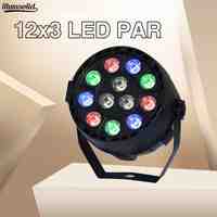 mini par led 12x3w rgbw dmx512 led stage light effect lamp home disco light Stage lighting equipment