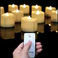 6 pieces Warm white Flickering Remote or not Remote led candle,electric candle light bombillas led and vela led parpadeante