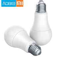 Original xiaomi mijia aqara Led bulb zigbee version smart LED bulb work with mi home app apple home kit