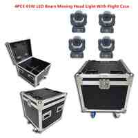 60W LED Beam Moving Head Light With Flight Case LED Spot Moving Head Light/USA Luminums 65W LED DJ Spot Light dmx beam light