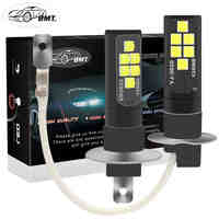 BMT H1 H3 LED Bulb h27w2 h27w/2 881 880 h27w/1 h27w1 Car LED fog lights daytime running lights DRL LED 12V 24V Auto Lamp 1400LM