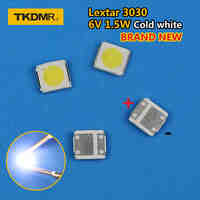 TKDMR 100pcs Lextar LED Backlight High Power LED 1.8W 3030 6V Cool white 150-187LM PT30W45 V1 TV Application 3030 smd led diode