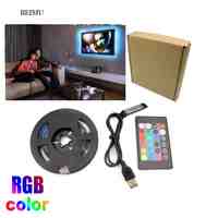 3.3FT RGB USB LED Strip Light 5050 USB Tira LED 5V Flexible Neon RGB Tape Fita Led Lights TV Backlight Background Lighting