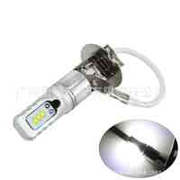 2Pcs h3 Led Bulb H1 H3 6500K White 80W 6 SMD High Power DC 12V 24V LED Fog Light Headlight Lamps Bulb Fog Lamp Led