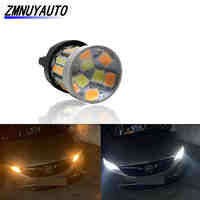 Switchback LED T20 7443 W21/5W Led Bulb Dual Color T25 3157 LED Turn Signal Light DRL 1157 BAY15D P21/5W Led Auto Lamp 12V