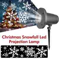 Xmas Snowflake Projector Laser Light Super Bright Christmas Led Lights Snowflake LED Projection Lamp Waterproof Landscape Decor