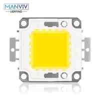 High Brightness LED Beads Chip 10W 20W 30W 50W 100W LED COB Chip Need Driver High Quality DIY Floodlight Spotlight LED Bulb Lamp