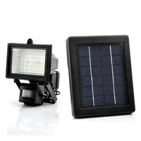 Solar Powered LED Flood Light - Motion Detection, Weatherproof