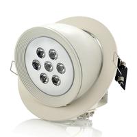 White LED Ceiling Downlight - Adjustable Angle, 7W