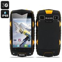 MANN ZUG 3 Smartphone - Android 4.3 OS, 4 Inch  Display, Waterproof, Shockproof, Dust Proof (Yellow)