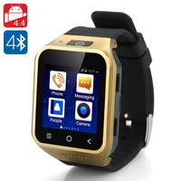 ZGPAX S8 Android 4.4 Smartwatch Phone - 1.54 Inch Display, Dual Core CPU, 4GB Internal Memory, 5 Megapixel Camera, 3G (Golden)