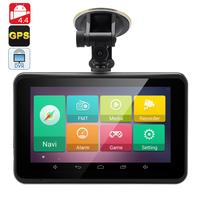 7 Inch Android 4.4 GPS with Dash Cam - Touchscreen , FM, Wi-Fi